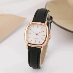 Classic Women's Leather Strap Watch