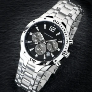 Stainless Steel Chronograph Men's Watch