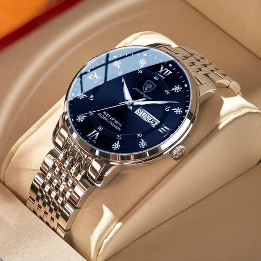 Classic Luxury Men's Calendar Watch