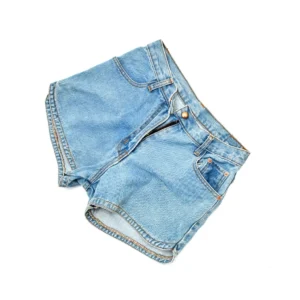 Women's High Waist Light Denim Shorts