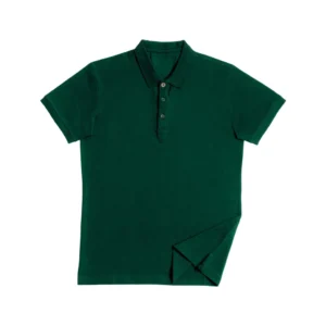 Men's Classic Green Cotton Polo Shirt