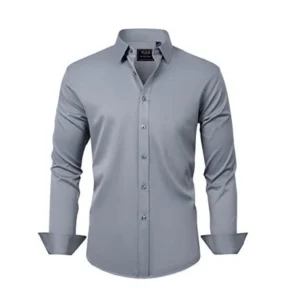 Men's Slim Fit Formal Dress Shirt