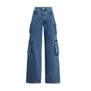 Men's Light Wash Straight Fit Denim Jeans