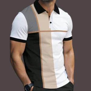 grid-panel-contrast-polo-shirt