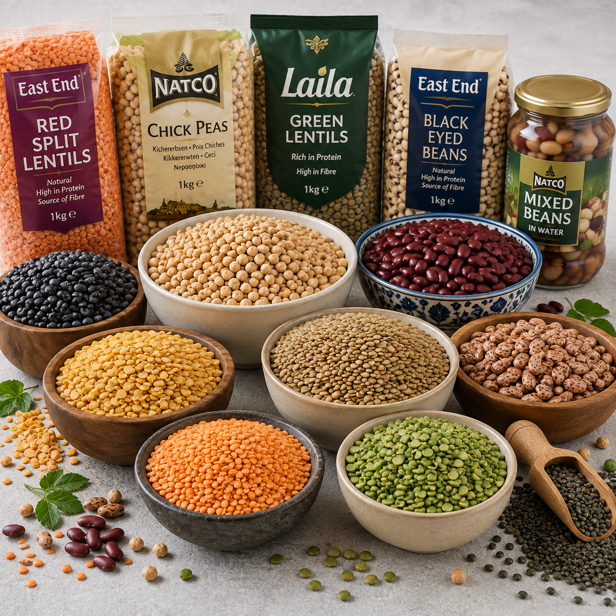 Lentils, Pulses & Beans