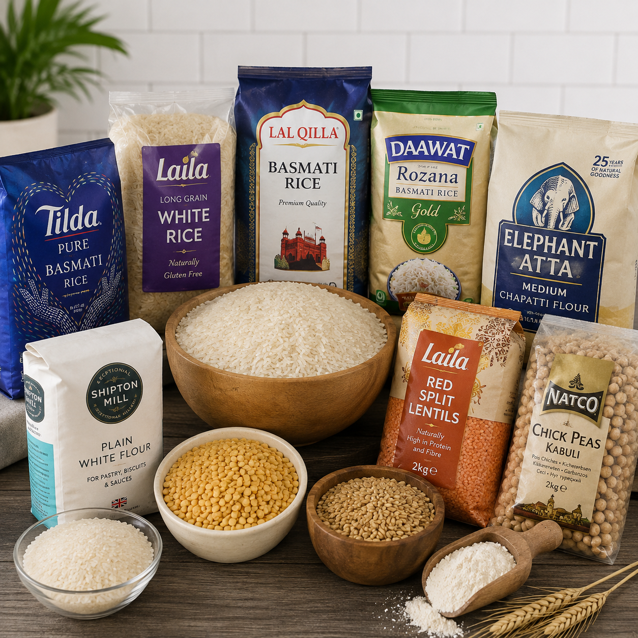 Rice, Flour & Grains